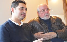 Federico Ardiles and Falklands journalist John Fowler