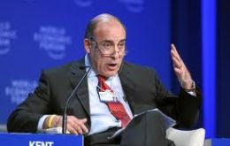 Kent was addressing the World Economic Forum in Davos 