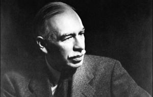 Using Marxist concepts to interpret the work of British economist John Maynard Keynes