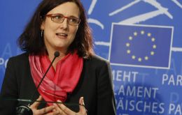 EU Home Affairs Commissioner Cecilia Malmstroem