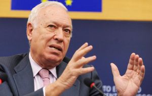 García Margallo also warned Catalan leaders about a unilateral declaration of independence