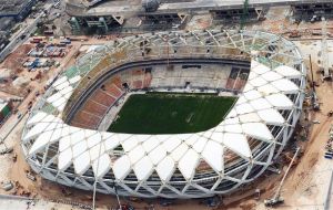  Amazonia Arena should have been completed in December according to FIFA