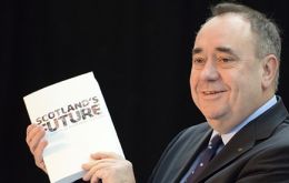  Mr Salmond says the pound is “as much Scotland’s as the rest of the UK”.