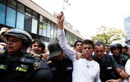 López faces charges of promoting unrest that has killed at least five people 