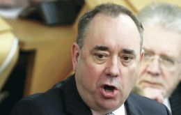 PM Salmond said it was 'hardly huge news', and argued an independent Scotland would pay lower rates