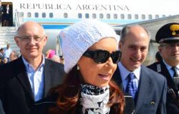 The Argentine president made the comments in Italy