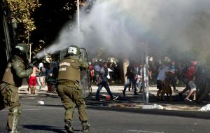 “This is not a protest against Ms Bachelet or for her, it's just an alert for the political class” (Pic AFP)