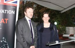Professor Colin Grant from the University of Bath, and Ambassador Fiona Clouder