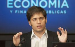  Minister Kicillof made the announcement on Thursday frustrating expectations 