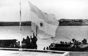 The symbolic landing will take place along the Beagle Channel