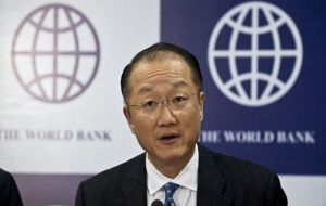 President Jim Yong Kim made the announcement during a speech in Washington 