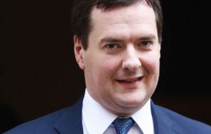 Chancellor of the Exchequer Osborne is scheduled to meet Mantega and Tombini 