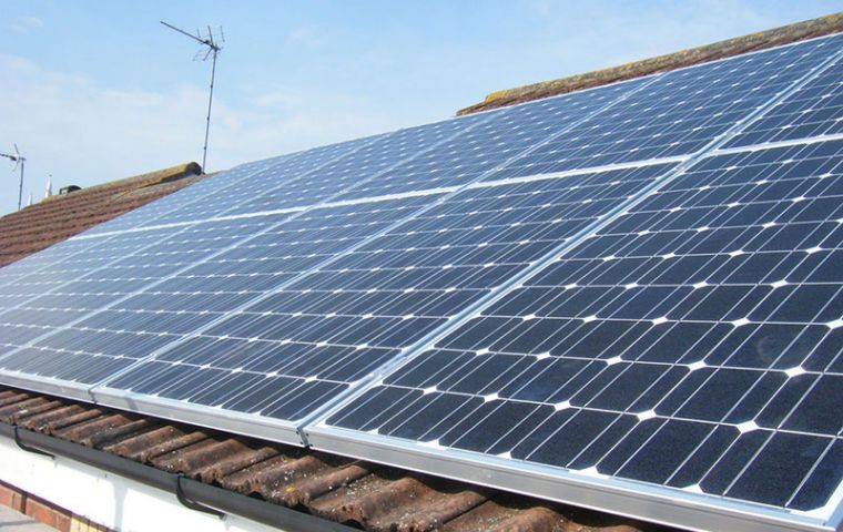 The falling cost of solar photovoltaic systems was partly responsible for a lesser sum of investment.