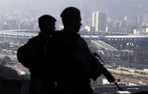 In anticipation of the World Cup Brazil has stepped up security efforts in the metropolis