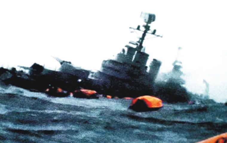 The sinking of the old cruiser was Argentina's greatest single loss of lives in the conflict 