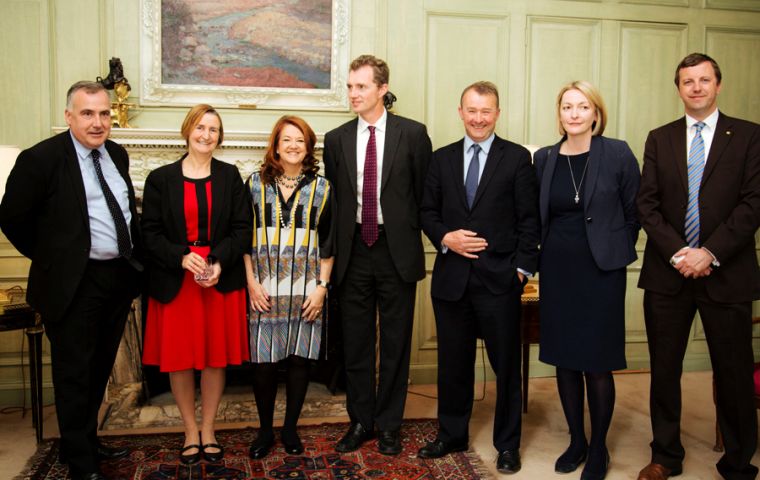 Ambassador Castro with the MPs delegation that last year visited Argentina 