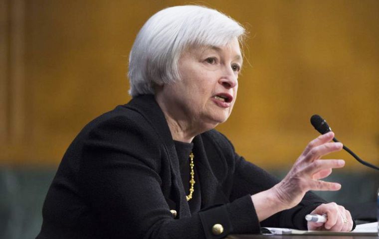 Taking the 4.5 trillion balance sheet to pre-crisis 800 billion, could take almost a decade, according to chairwoman Yellen