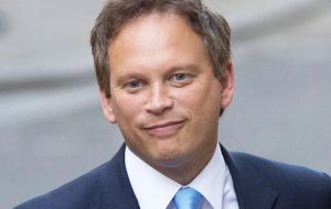 MP Shapps visited Gibraltar aggressively campaigning for the Conservatives in the coming EU election