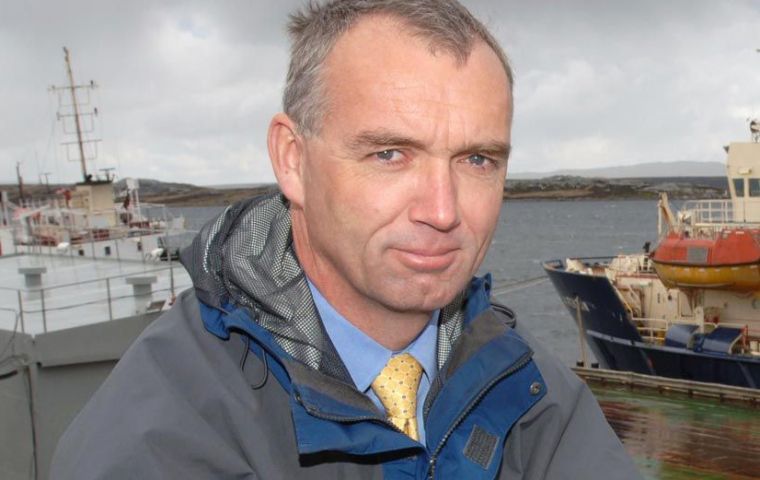 Director of Natural Resources John Barton warned that Illex is under a lot of pressure throughout the SW Atlantic 