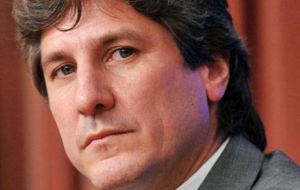 Boudou's allegedly facilitated the sale of a minting company and later favored it with contracts 