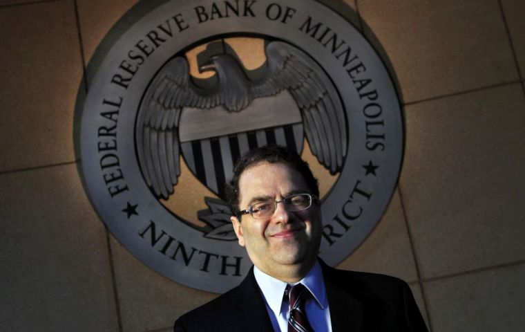 Fed member Narayana Kocherlakota said he did not think the Fed's preferred measure of inflation would reach 2% until 2018