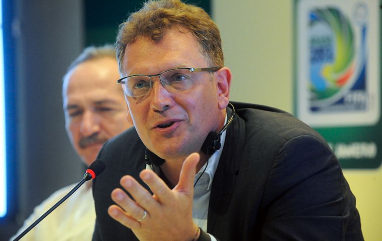 FIFA’s Valcke dismissed media headlines “screaming that Brazilians don’t want the World Cup”.