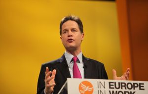 Nick Clegg's Lib Democrats have come fifth behind the Green Party in most areas and have lost all but one of their seats.