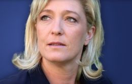 “Our people demand only one type of politics -- a politics of the French, for the French and with the French,” said Le Pen