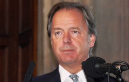 Minister of State with responsibility for Falklands affairs and Latin America, Mr Hugo Swire (Photo Peter Pepper)