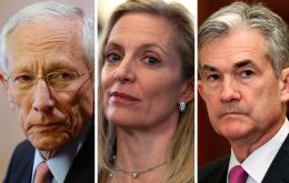 Stanley Fischer, Lael Brainard and Jerome Powel, any of the three with impressive records