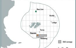 Borders & Southern Petroleum has three production licences in the South Falkland Basin 