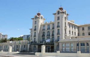 The Mercosur administrative headquarters building in Montevideo 