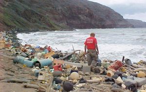 Plastic debris from land reaches the ocean mostly through storm water runoff, the researchers said in their report