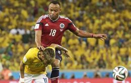  The foul of Zuñiga which left Brazil without its main star and scorer 