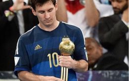 Blatter admitted to being “a little bit surprised” by the Golden Ball award to Lionel Messi 