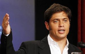 In Buenos Aires Kicillof thanked Unasur for its support 