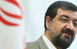 “Palestinian resistance missiles are the blessings of Iran's transfer of technology” said Rezaei who is also accused of masterminding a terrorist attack in Buenos Aires 