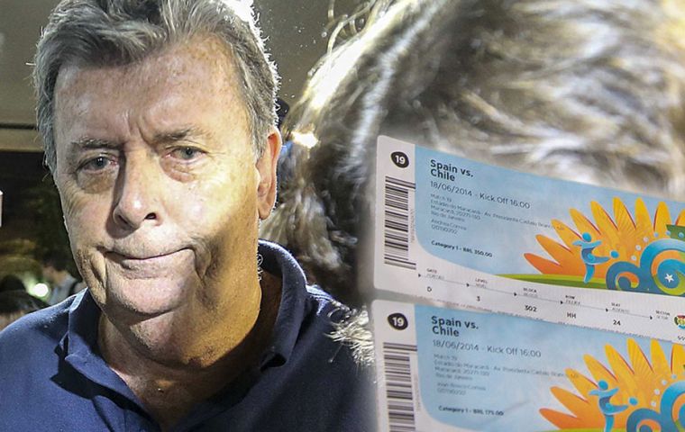 Whelan has been charged with fraudulently selling 1000 tickets per World Cup match, allegedly worth tens of millions of dollars