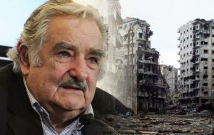 Mujica during an official ceremony said that ”when you bomb hospitals, children and old folks, I think it is a genocide'