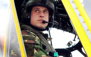 During his service Prince William carried out more than 150 missions and completed over 1,300 flying hours, including service in the Falkland Islands.
