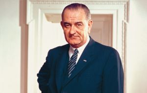  “Aggression by terror against peaceful villagers of South Vietnam has now been joined by open aggression on the high seas against the US”, President Johnson