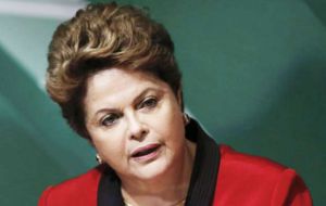 “We have had and still have many problems and challenges to take on in health care,” Rousseff said during the broadcast from the Alvorada Palace 