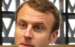 Macron, 36, acted as presidential top economic adviser until June and regarded in French business circles as their “ear” at Hollande's presidential palace.
