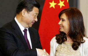 The subpoenas refer to financial deals signed by Cristina Fernandez and her Chinese counterpart, Xi Jinping, during an official visit to Buenos Aires 