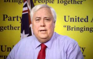 Scrapping the tax was made possible after a deal struck with minor parties led by the Palmer United Party, whose powerbroker leader is a coal magnate.