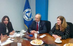  MLA Elsby made a courtesy visit to the Guatemalan Ministry of Foreign Affairs and also spoke with members of the Central American Parliament (Parlacen)