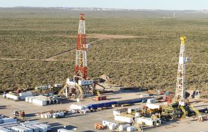 At the Neuquen basin YPF, in partnership with Chevron, is producing crude from the Vaca Muerta shale and is expecting to drill nearly 300 wells 