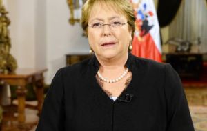 “In democracy, Chile has not lost its memory and has not forgotten its persecuted, executed and missing arrested children,” said Bachelet