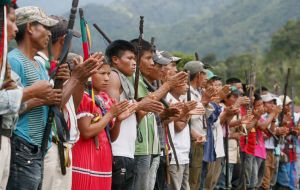 The ruling, the first of its kind in Colombia, restores the territory in Choco department to the 7,270-person Embera Katio tribe