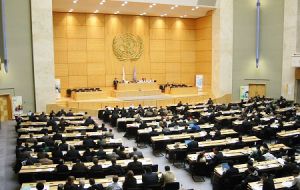 The resolution was tabled by Argentina, Russia, Brazil, Venezuela and Algeria. Nay votes came from US, Czech Republic, Germany, Ireland, Japan and UK